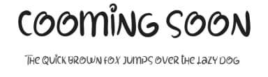 Cooming Soon by share font — Script Handwritten Font — thumbnail 1