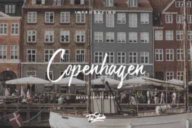 Copenhagen Font by 78soeef Design by 78soeef Design — Script Handwritten Font — thumbnail 1