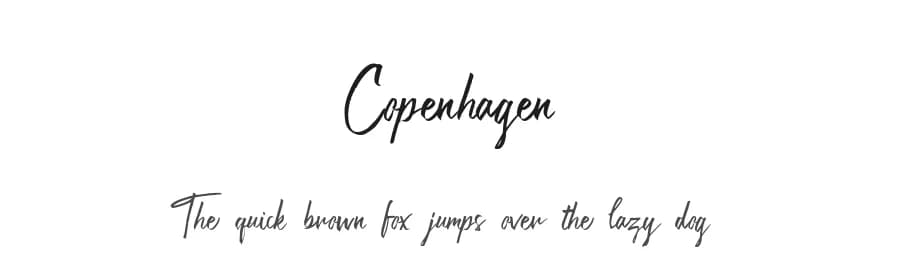 Copenhagen by Ahgo Studio — Script Handwritten Font