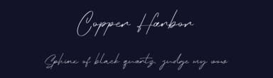 Copper Harbor by Maulana Creative — Script Handwritten Font — thumbnail 2