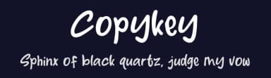 Copykey by Khurasan — Script Handwritten Font — thumbnail 2