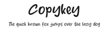 Copykey by Khurasan — Script Handwritten Font — thumbnail 1