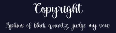 Copyright by Inermedia Studio — Script Handwritten Font — thumbnail 2