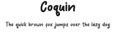 Coquin by Debut Studio — Script Handwritten Font — thumbnail 1