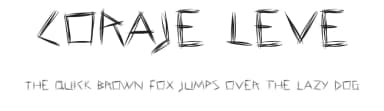 Coraje Leve by Ernesto Peña Alonso — Script Handwritten Font — thumbnail 1