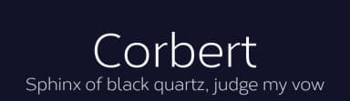 Corbert by The Northern Block — Sans Serif Font — thumbnail 2
