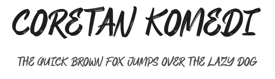 Coretan Komedi by Ronny Studio — Script Handwritten Font