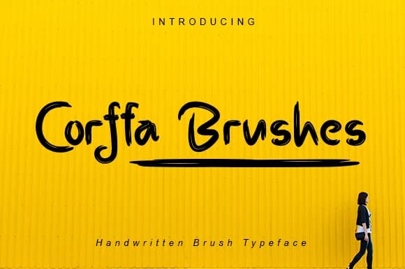 Corffa Brushes Font by damasyp — Script Handwritten Font — preview 1