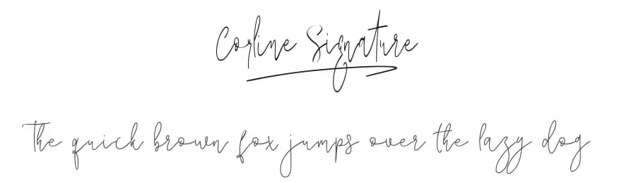 Corline Signature by JunCreative — Script Handwritten Font