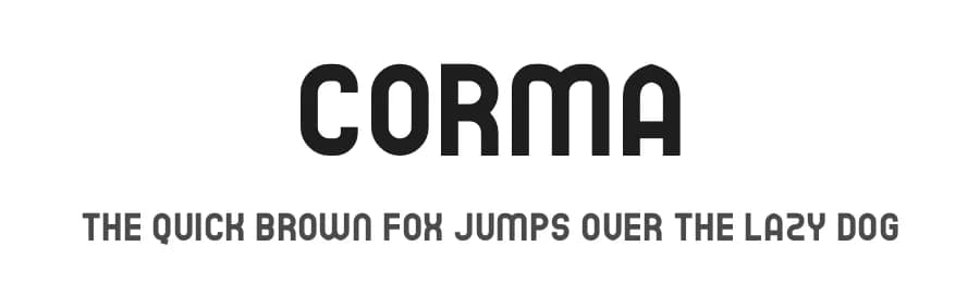 Corma by Graphicfresh — Sans Serif Font