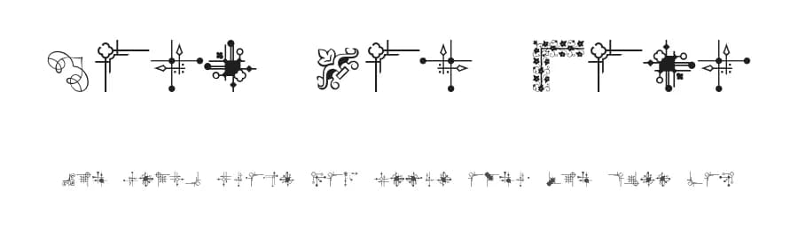 Corn Pop Four by Intellecta Design — Dingbats Font