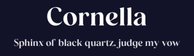 Cornella by VampStudio — Serif Font — thumbnail 2