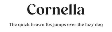 Cornella by VampStudio — Serif Font — thumbnail 1