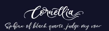 Cornellia by www.movefont .com — Script Handwritten Font — thumbnail 2