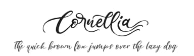 Cornellia by www.movefont .com — Script Handwritten Font — thumbnail 1