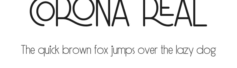 Corona Real by VinType — Sans Serif Font