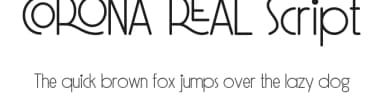 Corona Real Script by VinType — Script Handwritten Font — thumbnail 1