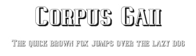 Corpus Gaii by GemFonts / Typotheticals — Serif Font — thumbnail 1