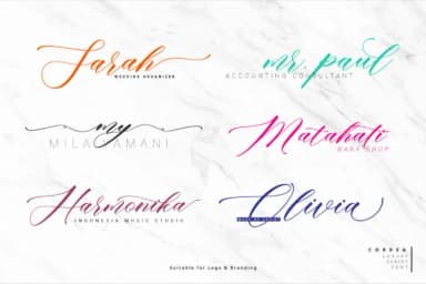 Correa Script Font by FadeLine — Script Handwritten Font — thumbnail 9