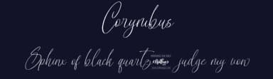 Corymbus by Nathatype — Script Handwritten Font — thumbnail 2