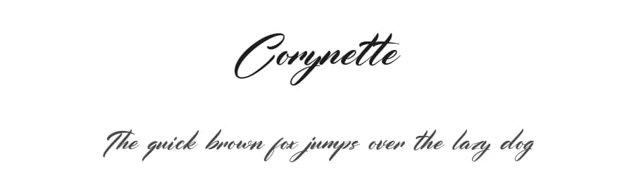 Corynette by Maulana Creative — Script Handwritten Font