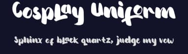 Cosplay Uniform by SSI.Scraps — Script Handwritten Font — thumbnail 2