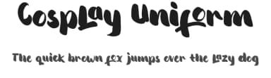 Cosplay Uniform by SSI.Scraps — Script Handwritten Font — thumbnail 1
