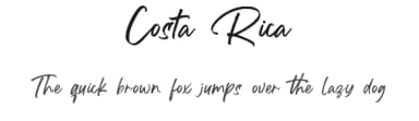 Costa Rica by Din Studio — Script Handwritten Font — thumbnail 1
