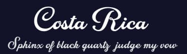 Costa Rica by Billy Argel Fonts ® — Script Handwritten Font — thumbnail 2