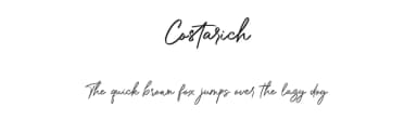 Costarich by Mario Davin — Script Handwritten Font — thumbnail 1