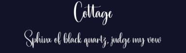 Cottage by Scratchones — Script Handwritten Font — thumbnail 2