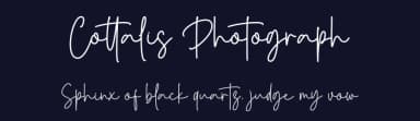 Cottalis Photograph by Imaginatype — Script Handwritten Font — thumbnail 2