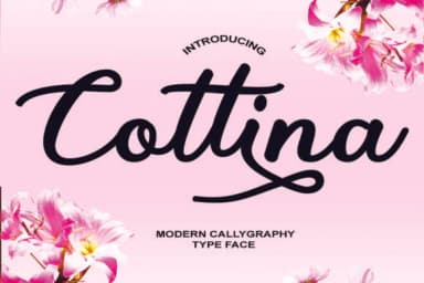 Cottina Font by Bal Studio — Script Handwritten Font — thumbnail 1