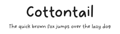 Cottontail by Alpaprana Studio — Script Handwritten Font — thumbnail 1