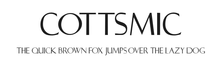 Cottsmic by Maulana Creative — Sans Serif Font