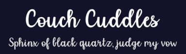 Couch Cuddles by Misti's Fonts — Script Handwritten Font — thumbnail 2