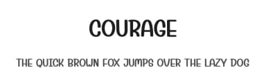 Courage by Andi Moz — Script Handwritten Font — thumbnail 1