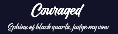 Couraged by Namara Creative — Script Handwritten Font — thumbnail 2