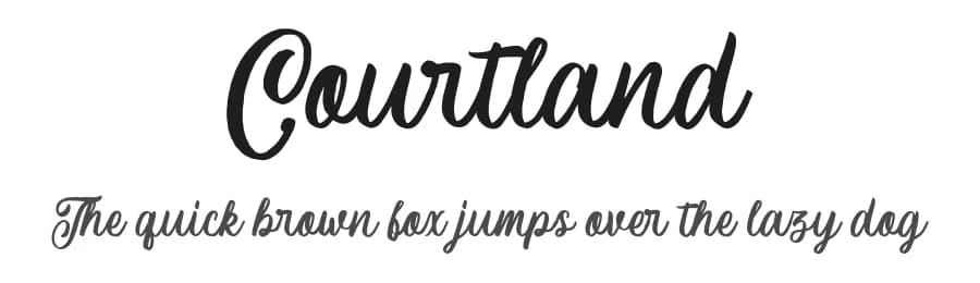 Courtland by Garisman Studio — Script Handwritten Font