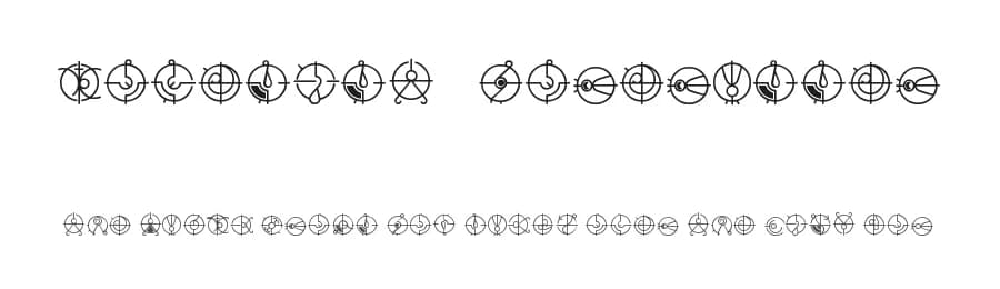 Covenant / Forerunner by Xc'Elite AKA War-Master — Dingbats Font