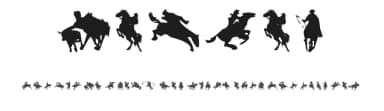 Cowboy by Ding Bang — Dingbats Font — thumbnail 1