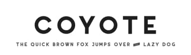 Coyote by Shaped Fonts — Sans Serif Font — thumbnail 1