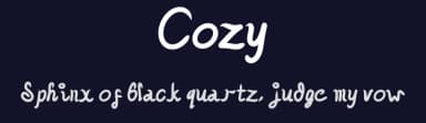 Cozy by GORES Communitype Studio — Script Handwritten Font — thumbnail 2