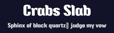 Crabs Slab by Ardyana Types — Sans Serif Font — thumbnail 2
