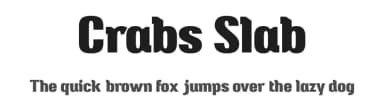 Crabs Slab by Ardyana Types — Sans Serif Font — thumbnail 1