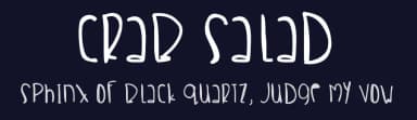 Crab Salad by Des Gomez — Script Handwritten Font — thumbnail 2