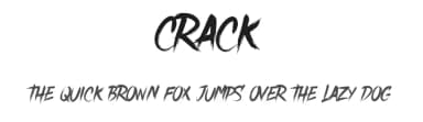 Crack by Danu Setyaji Nugroho — Script Handwritten Font — thumbnail 1