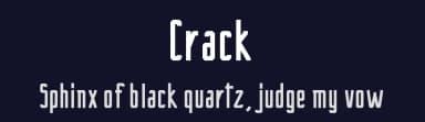 Crack by Éric Djengué — Sans Serif Font — thumbnail 2