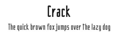 Crack by Éric Djengué — Sans Serif Font — thumbnail 1