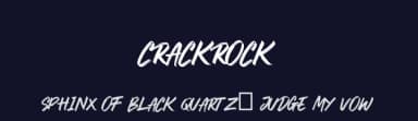 Crackrock by selawetype — Script Handwritten Font — thumbnail 2